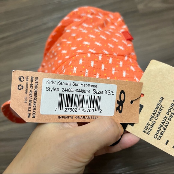 NWT Outdoor research baby girl 0-3y Kendall sun hat bucket hat - Picture 4 of 7